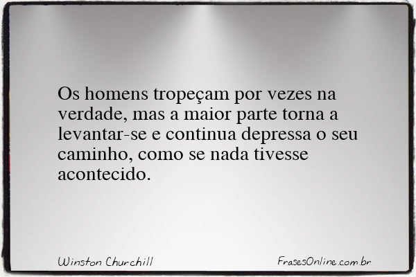 Frase de Winston Churchill