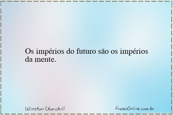 Frase de Winston Churchill