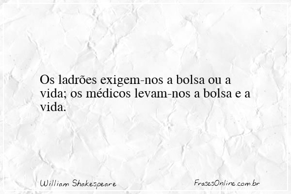 Frase de William Shakespeare