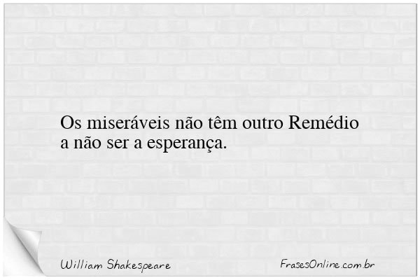 Frase de William Shakespeare