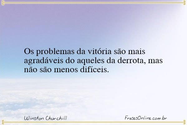 Frase de Winston Churchill