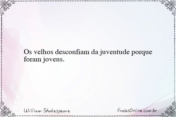 Frase de William Shakespeare