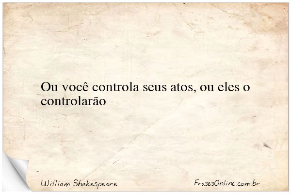 Frase de William Shakespeare