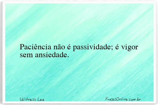 Frase de Witness Lee