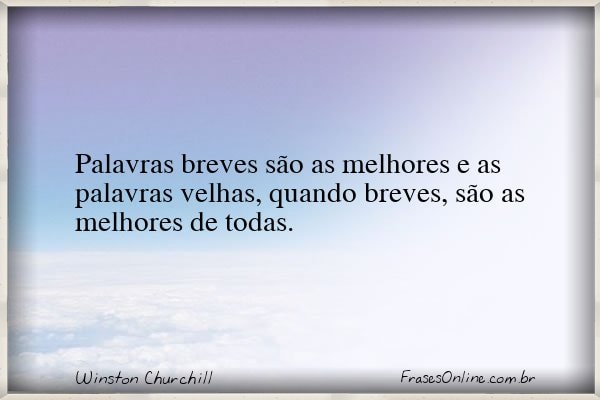Frase de Winston Churchill