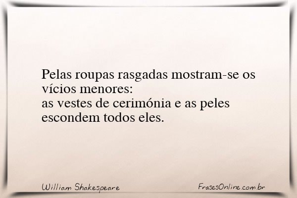 Frase de William Shakespeare