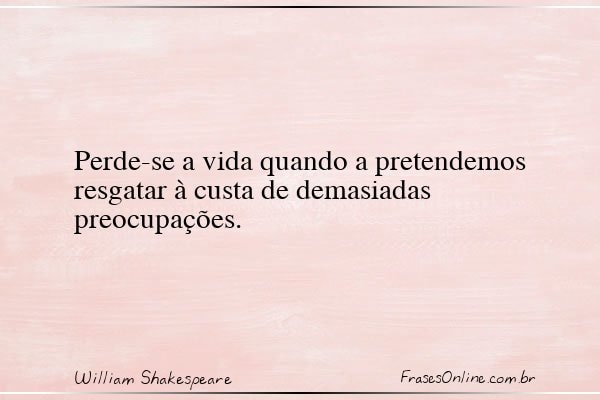 Frase de William Shakespeare