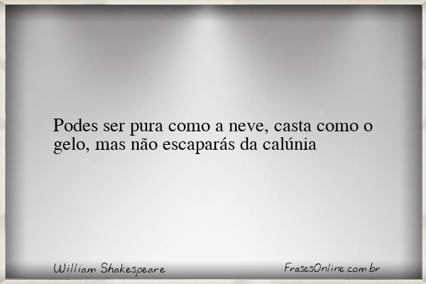 Frase de William Shakespeare