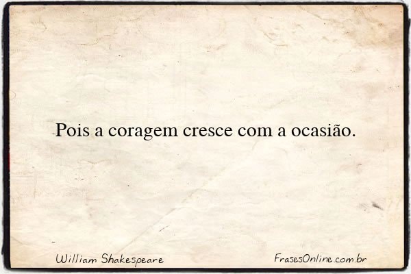 Frase de William Shakespeare