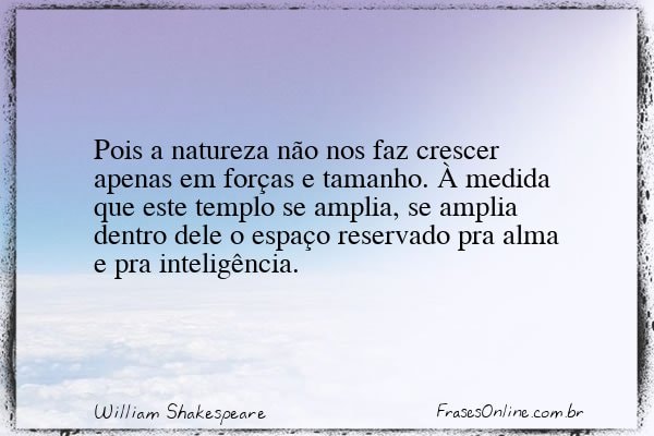 Frase de William Shakespeare