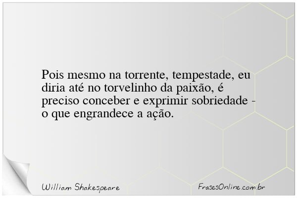 Frase de William Shakespeare