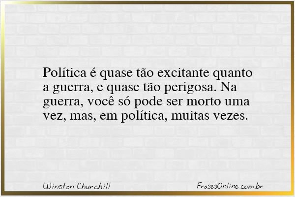 Frase de Winston Churchill