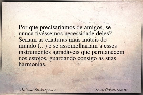 Frase de William Shakespeare