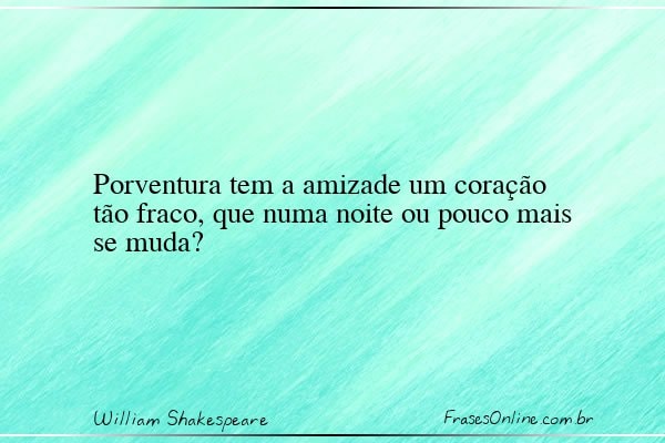 Frase de William Shakespeare