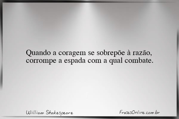 Frase de William Shakespeare