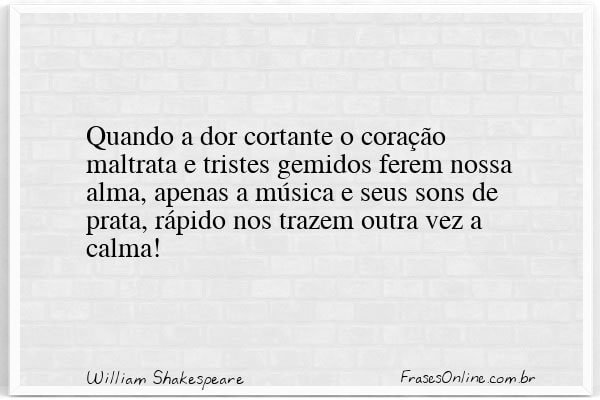 Frase de William Shakespeare