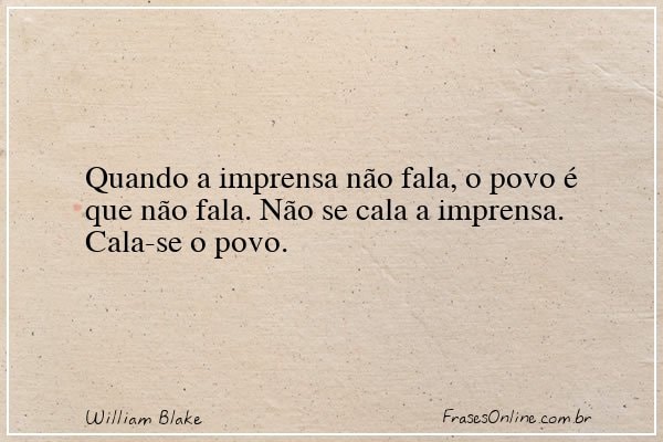 Frase de William Blake