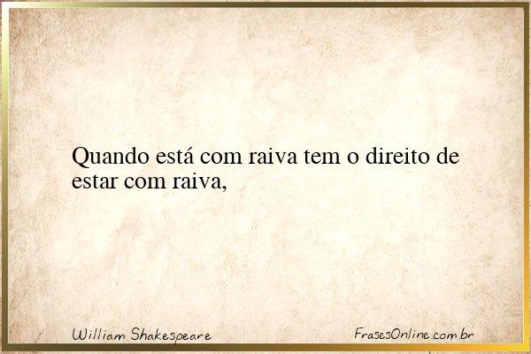 Frase de William Shakespeare