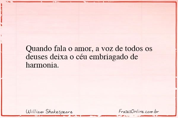 Frase de William Shakespeare
