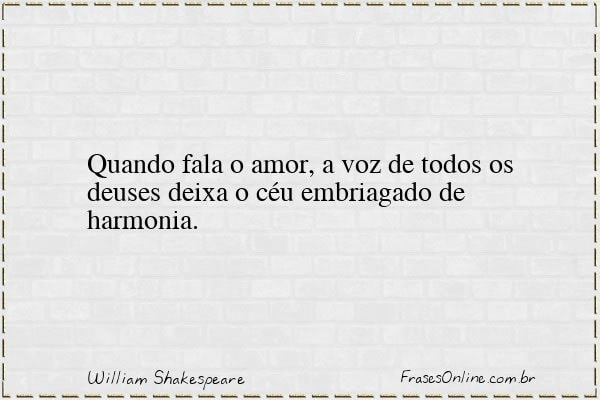 Frase de William Shakespeare
