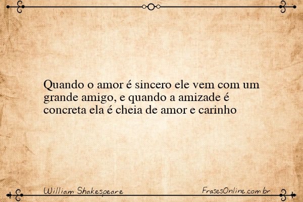 Frase de William Shakespeare