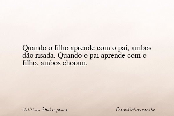 Frase de William Shakespeare
