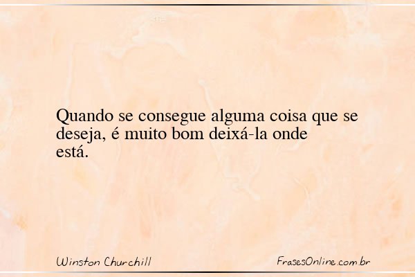 Frase de Winston Churchill