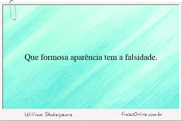 Frase de William Shakespeare