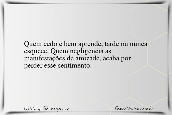Frase de William Shakespeare