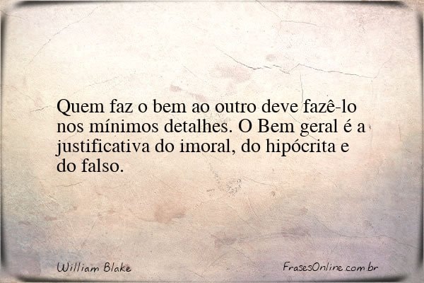 Frase de William Blake