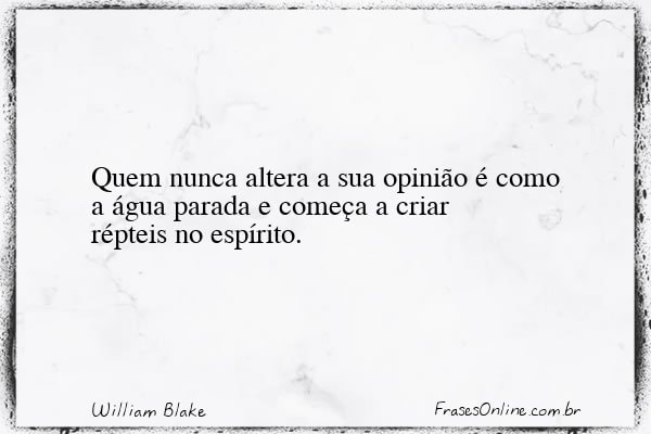 Frase de William Blake
