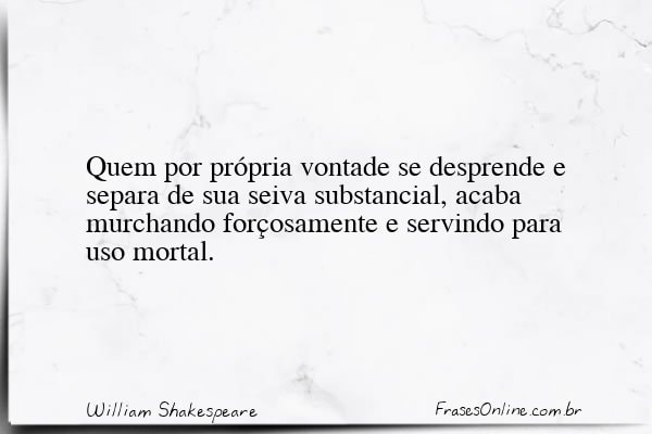 Frase de William Shakespeare