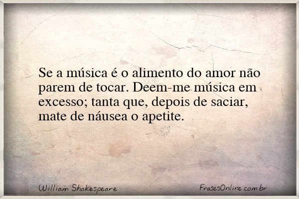 Frase de William Shakespeare