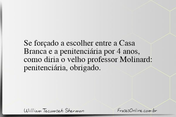 Frase de William Tecumseh Sherman
