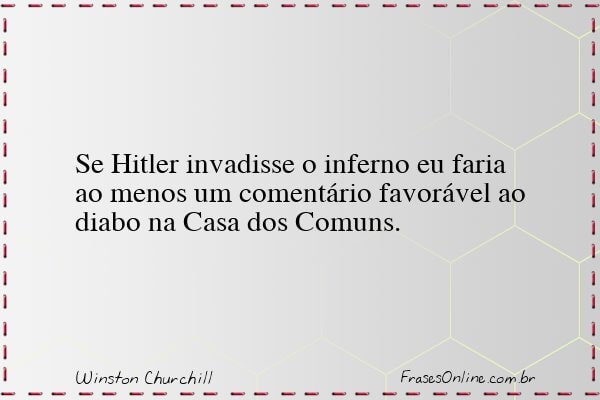 Frase de Winston Churchill