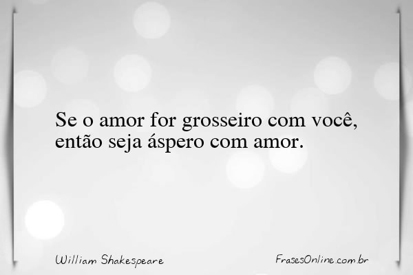 Frase de William Shakespeare