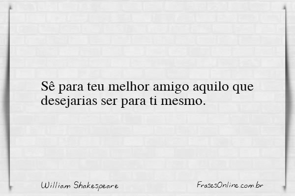 Frase de William Shakespeare