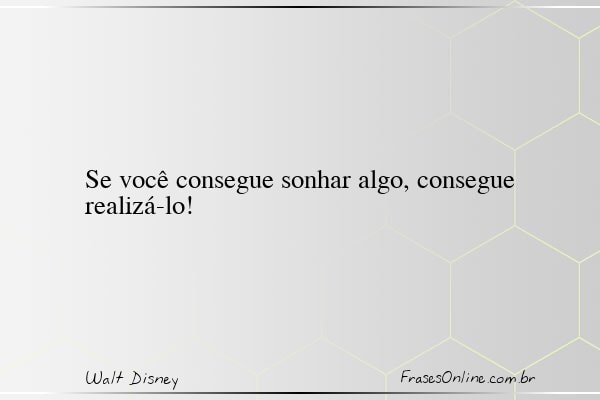 Frase de Walt Disney