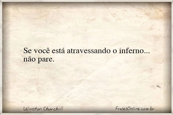 Frase de Winston Churchill