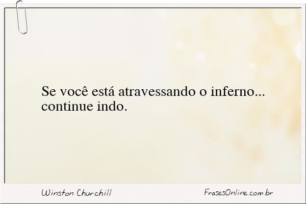 Frase de Winston Churchill