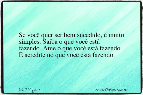 Frase de Will Rogers