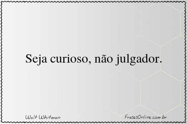 Frase de Walt Whitman