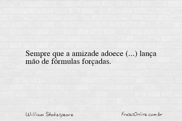 Frase de William Shakespeare