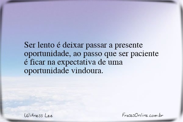 Frase de Witness Lee