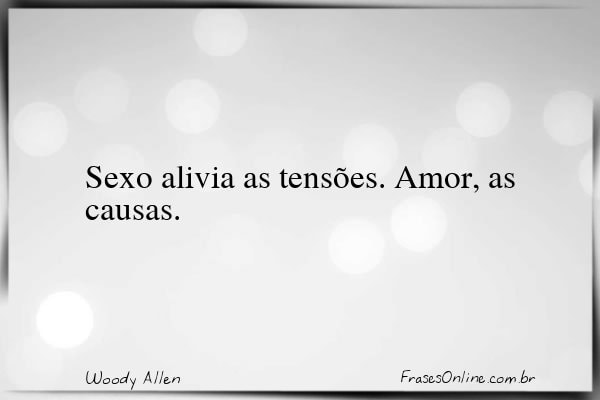 Frase de Woody Allen