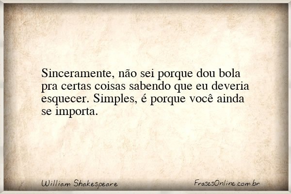 Frase de William Shakespeare