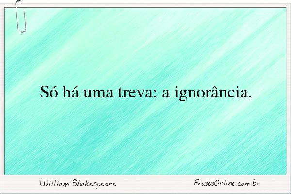 Frase de William Shakespeare