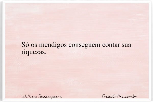 Frase de William Shakespeare