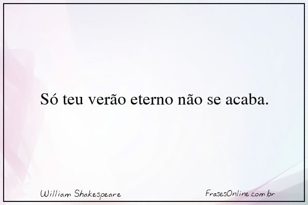 Frase de William Shakespeare