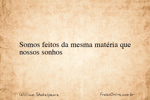 Frase de William Shakespeare